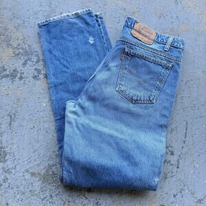 Vintage 90’s Levi’s Orange Tab 505 Straight Leg Jeans